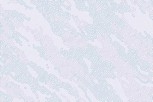 Wavy wire organic shapes background with abstract contour lines and smooth curves vector