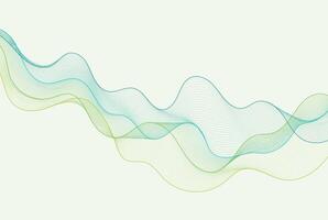 Abstract background with gradient contour wave shapes formed by colored particles for a dynamic and fluid visual impression vector