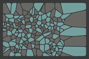 Colorful voronoi background showing a mosaic of bold shapes and abstract geometry vector