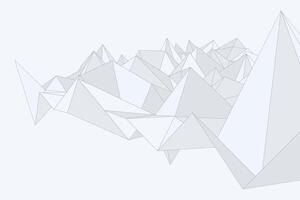 A modern abstract background with geometric polygonal forms resembling origami paper peaks in style vector