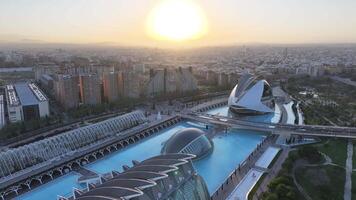 Awe Arts Palace in Valencia Valencian community in Spain.. Scenic Scene. video