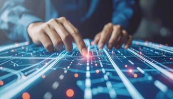 Managing Traffic Flow with AI Concepts in Dynamic 3D Visualization photo