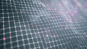 Abstract Grid Visualization for Data Sentiment and Social Listening Concepts photo