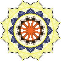 mandala round ornament design art vector