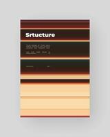 Stretched pixels blur effect, colorful stripes, speed gradient. Abstract Posters Design. vector