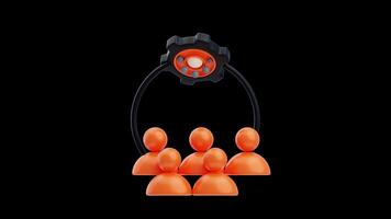 3D Animation of Human Resource video