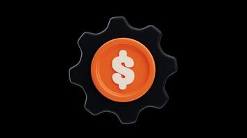 3D Animation of Money Management video