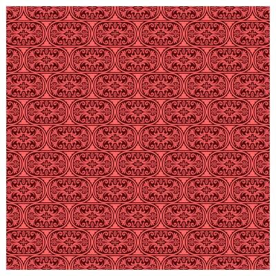 Indonesian Batik with Floral Background