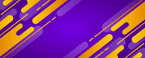 Yellow purple abstract background overlap layer on bright space with rounded lines effect decoration. Modern graphic design element geometric style concept for web, art, flyer, card, or brochure cover vector