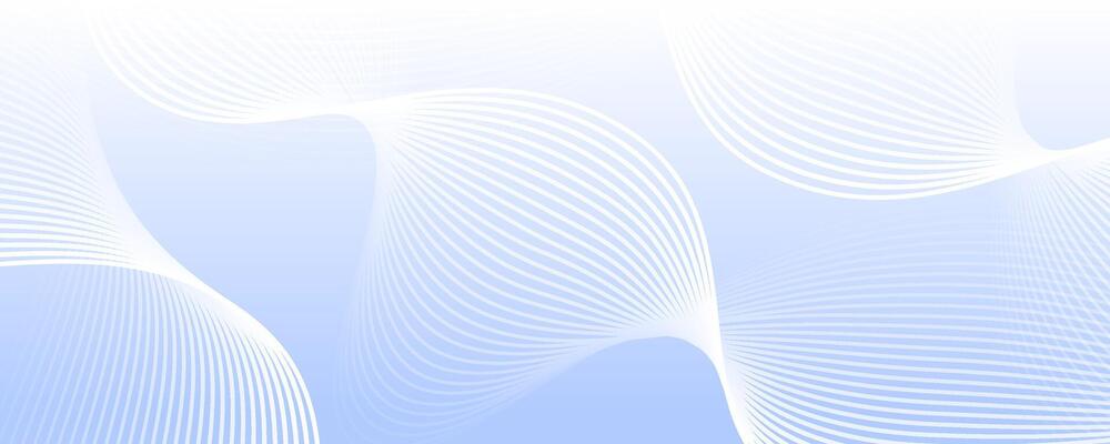 White blue abstract background overlap layer on bright space with waves effect decoration. Modern graphic design element lines style concept for web banner, art, flyer, card, or brochure cover