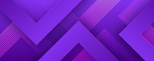 Purple geometric pattern with stripes vector