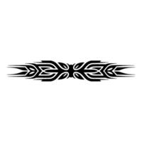 Minimalist Tribal Band Element, Symmetrical vector