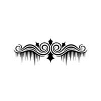 Elegant Icy Swirls - Decorative Element vector