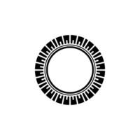 Geometric Circle Motif, Minimalist , Abstract Texture vector