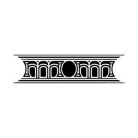 Geometric Aegean Ornament, Minimalist vector