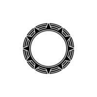 Geometric Portal, Minimalist Circle vector