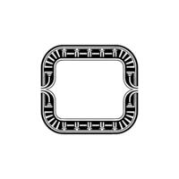 Art Deco Frame, Geometric Ornamentation, Minimalist - Retro vector