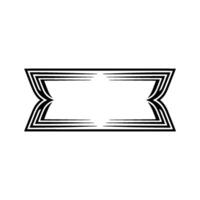Geometric Bracket, Minimalist , Abstract Framework vector