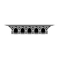 Art Deco Archway, Geometric Ornamentation, Minimalist - Retro vector