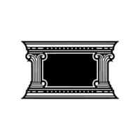 Elegant Classical Frame, Minimalist, Architecture vector
