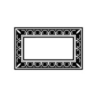 Elegant Decorative Frame, Vintage Style, Minimalist, Ornament vector