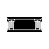 Classical Column Frame, Elegant , Minimalist vector