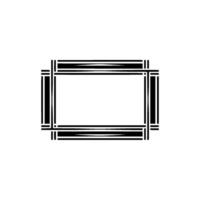 Geometric Frame, Minimalist , Modern Outline - Abstract vector
