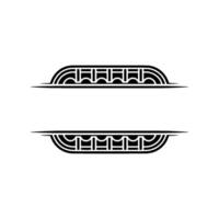 Art Deco Divider, Elegant Border, Vintage , Split Element vector