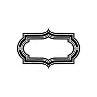 Elegant Ornate Frame, Vintage , Minimalist Background - Ornament vector