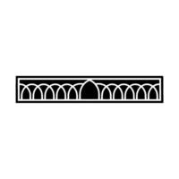 Geometric Arch Border, Minimalist , Elegant Outline, Modern vector