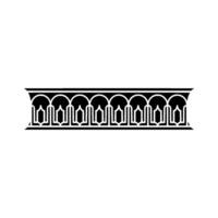 Art Deco Architectural Ornament Border, Geometric - Architecture vector