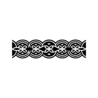 Intricate Celtic Border, Vintage , Minimalist Pattern vector