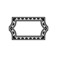 Art Deco Frame, Elegant Ornamentation, Vintage - Retro vector