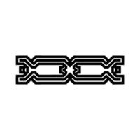 Geometric Deco Border, Minimalist , Abstract Pattern vector
