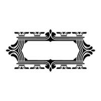 Ornate Vintage Frame, Elegant Decorative Border vector