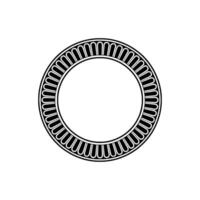 Minimalist Circular Frame, Elegant Outline, Modern vector