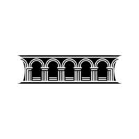Art Deco Archway, Minimalist , Elegant Border vector