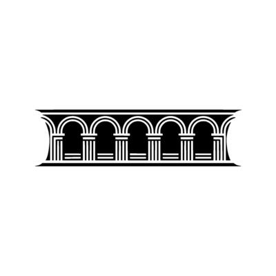 Art Deco Archway, Minimalist , Elegant Border