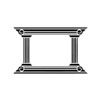 Classical Frame, Geometric , Minimalist vector