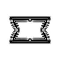 Geometric Frame, Minimalist , Abstract Contour, Line vector