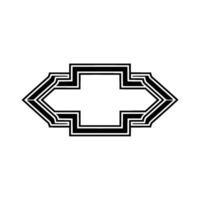 Geometric Arrowhead, Minimalist , Modern Emblem vector