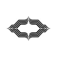 Geometric Waveform, Minimalist , Abstract Symmetry vector