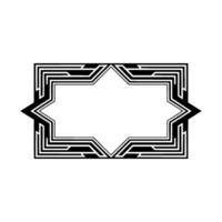 Geometric Deco Border, Minimalist - Frame vector
