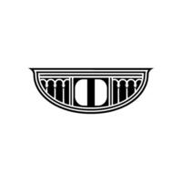 Art Deco Lettermark, Elegant Monogram, Vintage vector