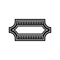 Art Deco Ornament, Elegant Border, Vintage - Frame vector