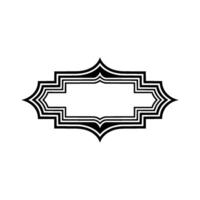 Art Deco Frame, Elegant Border, Vintage, Ornamentation vector