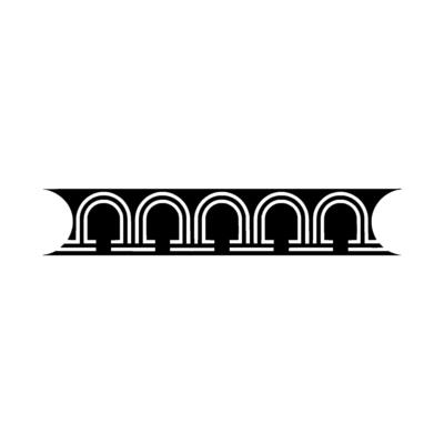 Geometric Archway, Minimalist , Retro Aesthetic - Arch