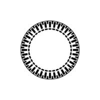 Geometric Gradient Circle, Minimalist vector