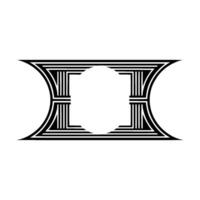Geometric Symmetry, Linear Texture, Modern vector