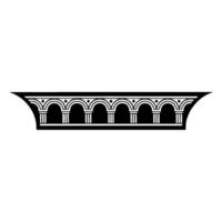 Ornate Archway Border, Vintage Element, Arch vector